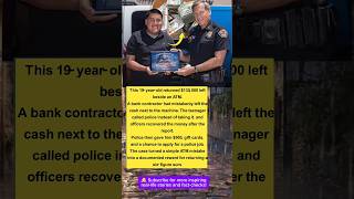 19-Year-Old Finds $135,000 Next To ATM, What He Did Next Shocked Everyone!#GoodSamaritan#ATM #Police