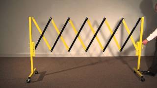 The Protector - Portable Wheeled Folding Security Fence By Versare