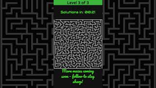 🤯 Can YOU Solve These 3 Maze Levels