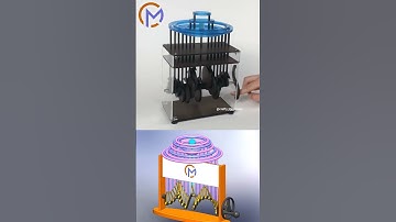 Not just a mechanism… a mesmerizing showpiece! #waterdrop #mechanism #solidworks #simulation