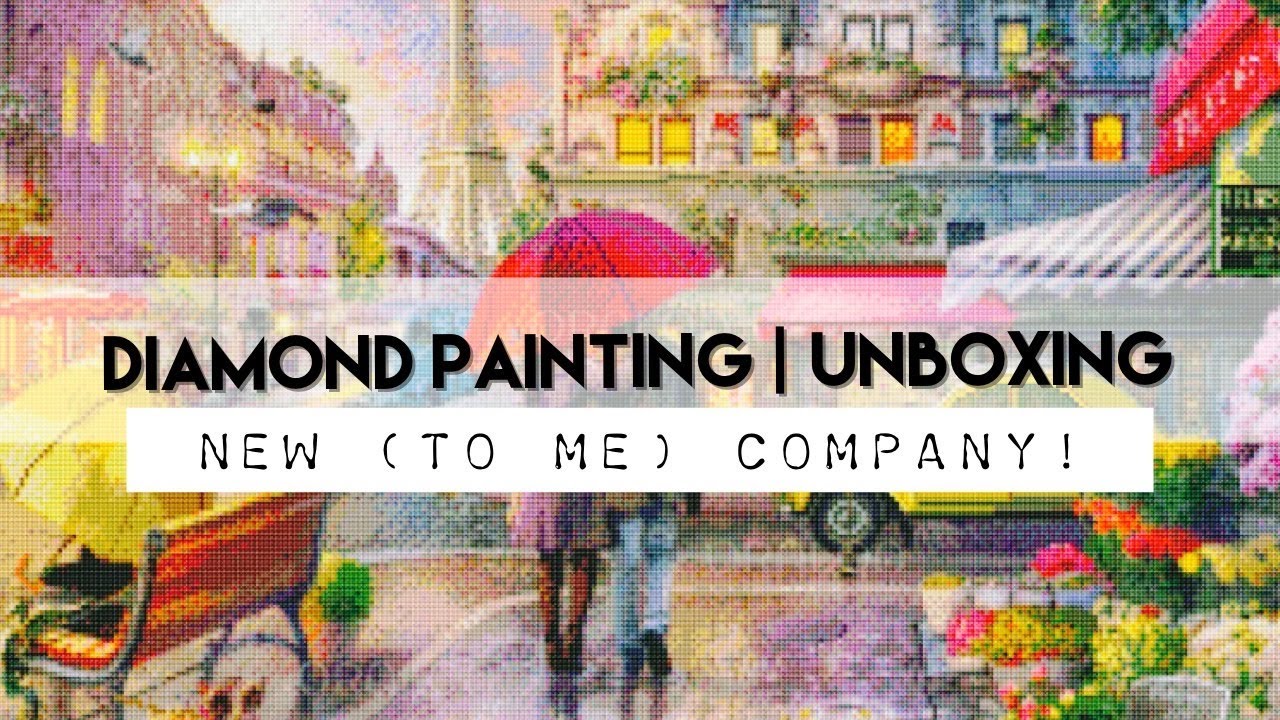 Diamond Painting Unboxing | Oraloa | Raining in Paris
