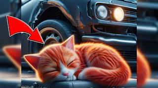 💔Poor Cat Had A Road Accident😿| Sad Cat Story😿#cat #cute #cutecat