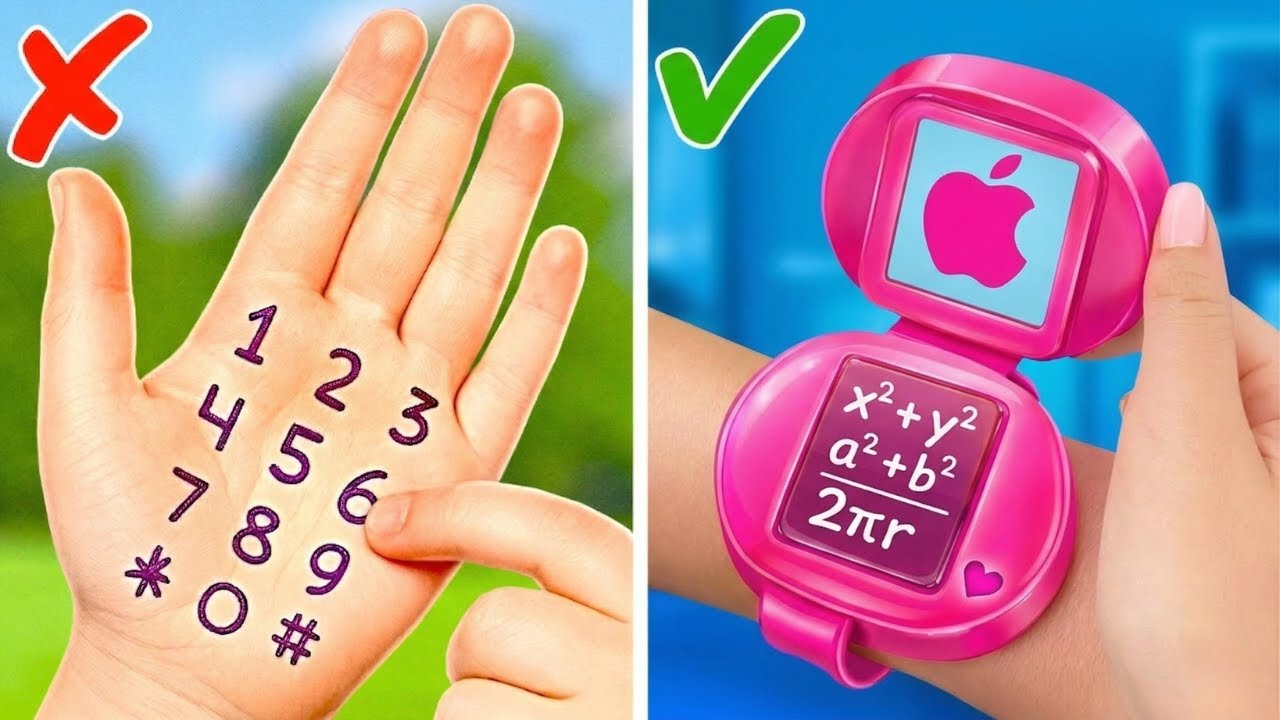 Crazy Hacks With Cardboard For Smart Students 🤩 GENIUS DIY SCHOOL ...