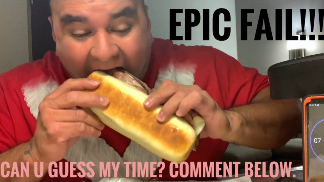 The Freaky Fast Giant JJ Sub Sammich Challenge  Created by: @RealGirl  FoodWorld 