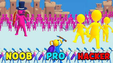 Join & Clash 3d - Hacker vs Noob vs Pro - Gameplay Walkthrough new update (android ios),