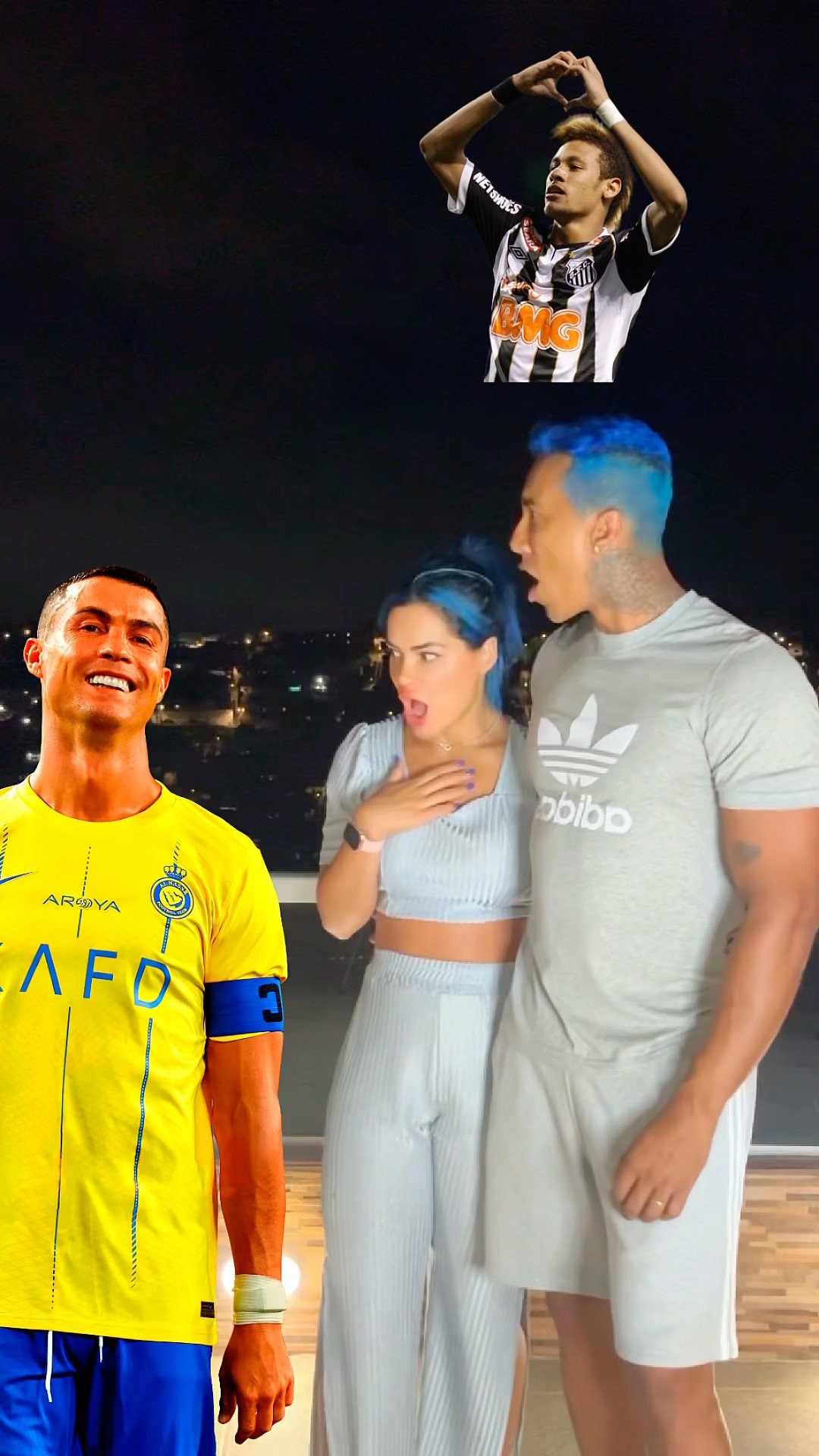E aí CRISTIANO ou NEYMAR?​⁠@mayca.brasil #challenge #dublagem #funnymemes #funny #shorts #short