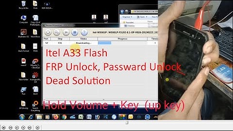 How to flash itel A33 with flash file| W5001P| Password Unlock  Pattern Unlock frp unlock /mytube1