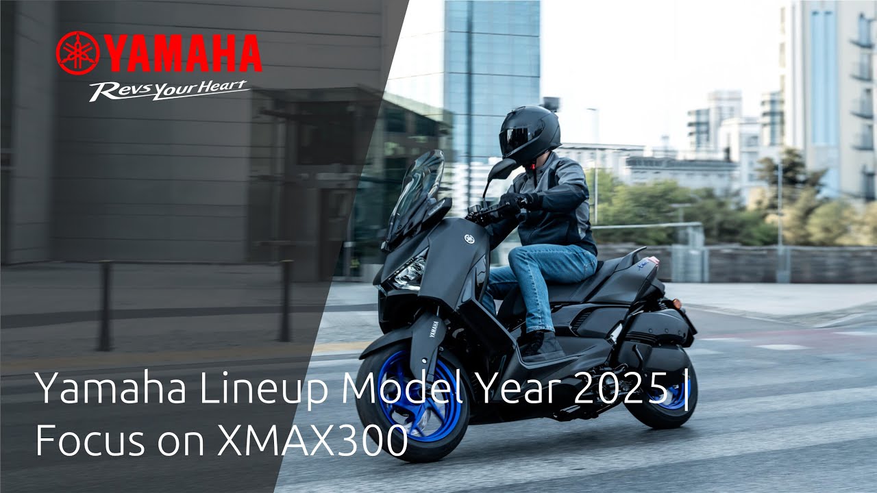 Yamaha Lineup Model Year 2025 | Focus on XMAX300 (IT) - YouTube