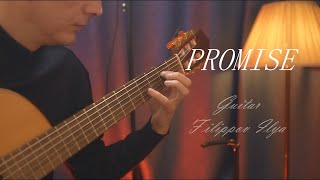 Video thumbnail of "Promise - Secret Garden cover guitar : Easy tabs sheet"