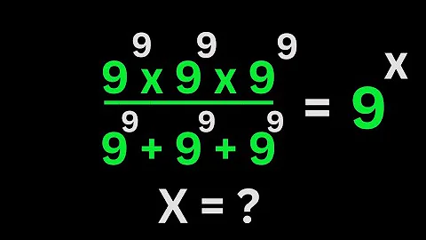Nice Exponent Math Simplification |Find the value of X |Olympiad Math