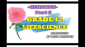Grade 12-Genetics Part 2