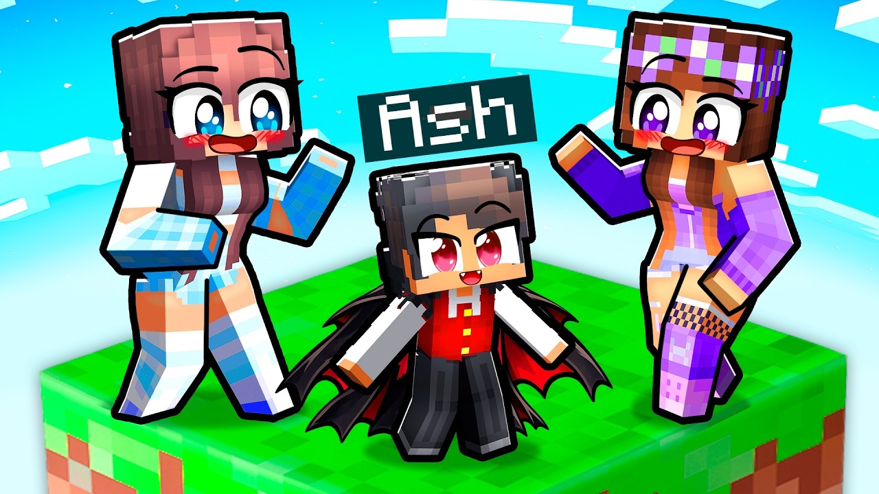 I Pretended to be a BABY VAMPIRE on a One Chunk!