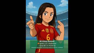 Celebrity Spain’s Stars for the Women’s EURO 2025 Final 🇪🇸🔥 | Bonmatí, Putellas, Paralluelo & more! #shorts Net Worth