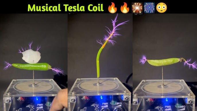 Tesla Coil 10 Max Tested: Touchable Bluetooth Music Tesla Coil ⚡ Gadgetify  