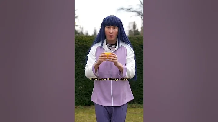 Naruto drinks Juice #anime #naruto #hinata #sasuke