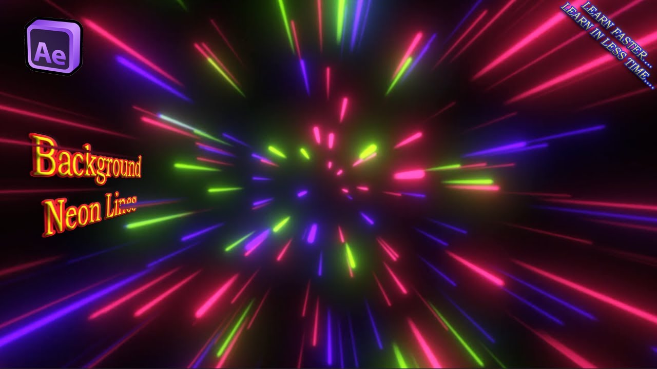 Get PROFESSIONAL Neon Lines in After Effects Today - YouTube