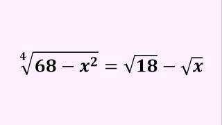 Can You Crack This Radical Equation | 95% Failed To Solve