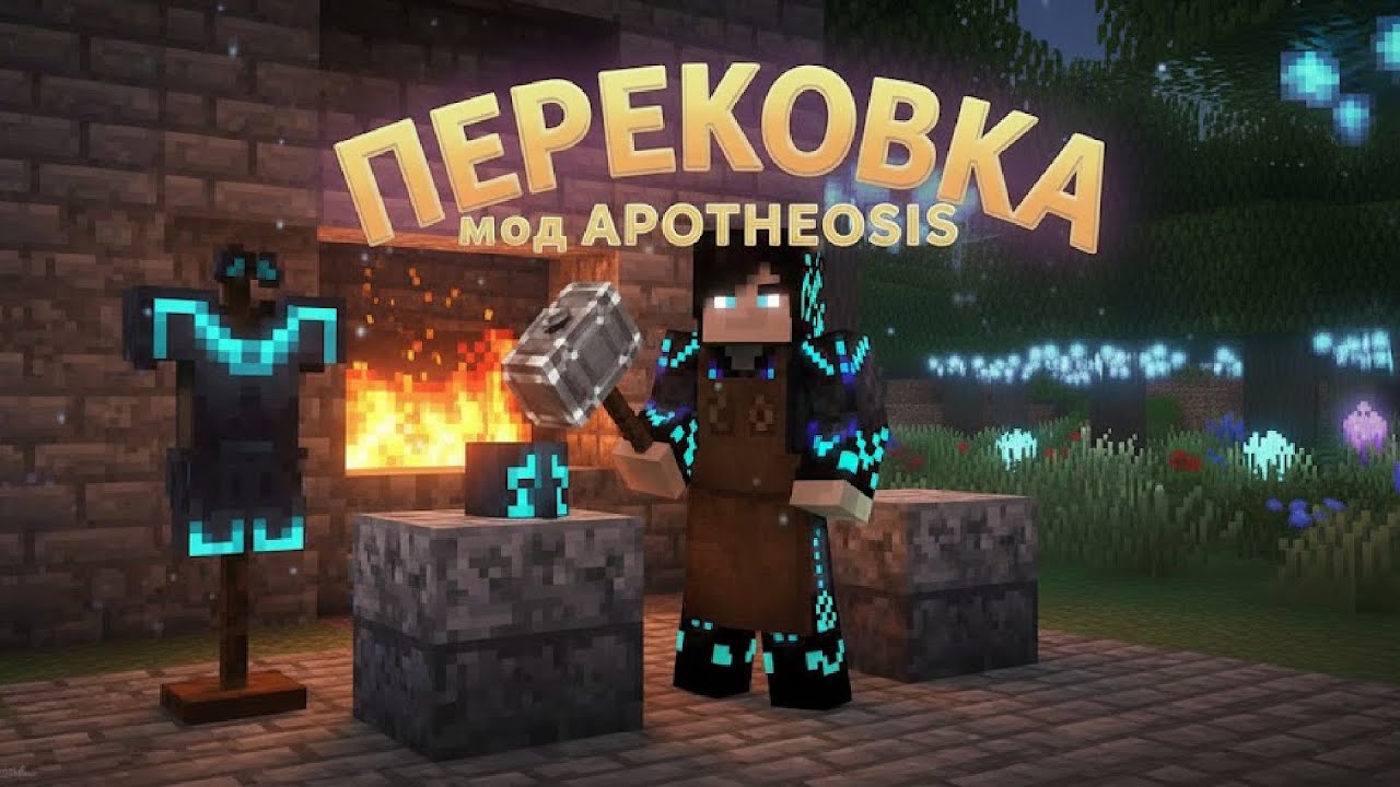 Как улучшить броню в моде Apotheosis. Сборка - Cisco's Fantasy Medieval RPG [Dragonfyre]