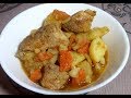 Картошка тушеная с мясом (свинина) - простой рецепт приготовления!