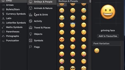 How to Show Emoji Viewers in Menu Bar on Mojave