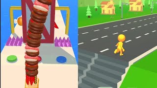 Shape changing | sandwich Runner all level funny gameplay - new APK screenshot 1