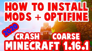 How to Install Mods + Optifine + Shaders 2020 : Minecraft 1.16.1 : FAST Crash Coarse NOT for Noobs!! screenshot 1