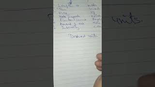 Fundamental quantities Derived quantities physics