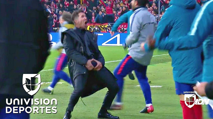¡Se le pasaron las manos! El ‘Cholo’ hizo un gesto obsceno tras el primer gol del Atlético