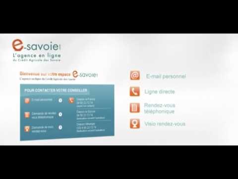 e-savoie.com, la banque en ligne du Crédit Agricole des Savoie