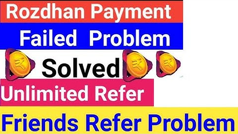 Rozdhan unlimited refer bypass trick 🔴 Rozdhan friends refer