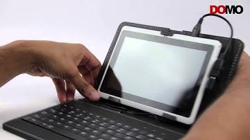 DOMO nCase K5 Universal USB Keyboard and Carry Case For 7" Tablets - Hands On