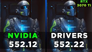 Nvidia Drivers | 552.12 vs 552.22 - Performance Comparison in 6 Games | RTX 3070 Ti