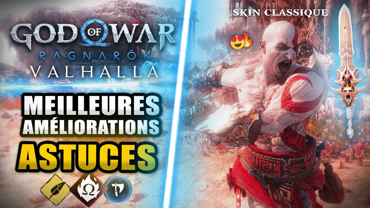 God Of War Ragnark DLC Valhalla  ASTUCES  MEILLEURES Amliorations  dbloquer Skin Classique 