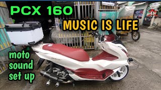 PCX 160 MUSIC IS LIFE / moto sound set up