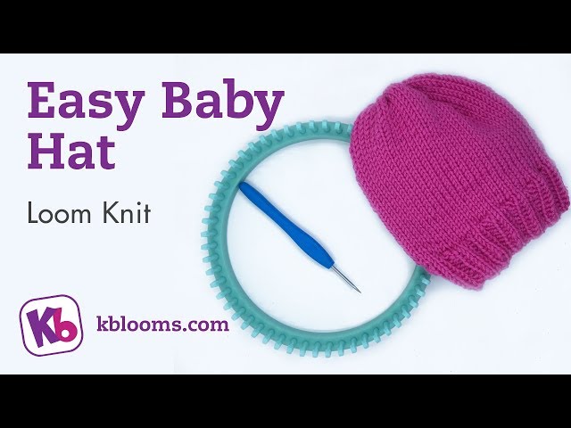 Baby Bobble Hat Knitting Loom Pattern