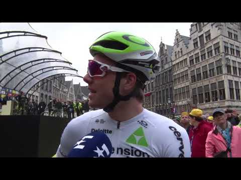 Edvald Boasson Hagen - Interview at the start - Tour of Flanders / Ronde van Vlaanderen 2018