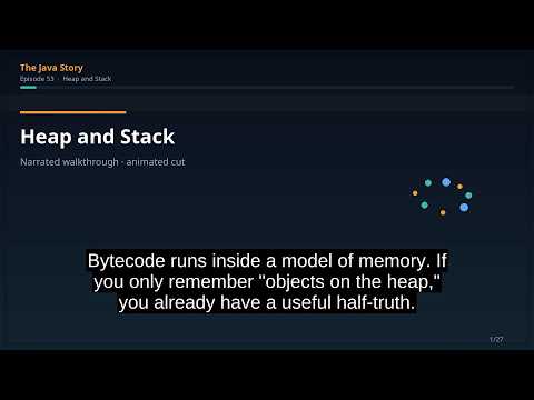 The Java Story Ep 53: Heap and Stack