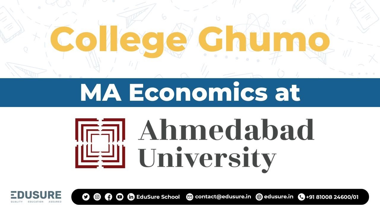 Masters In Economics At Ahmedabad University MA Economics Entrance Masters In Economics At Ahmedabad University MA Economics Entrance