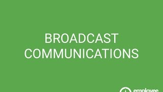 Broadcast Communications