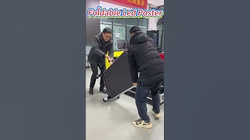 Foldable and spliceable GOB led poster display  #digitalsignage #leddisplay #smartdisplay