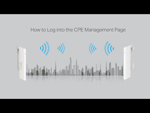 How to Log into the CPE Mangement Page