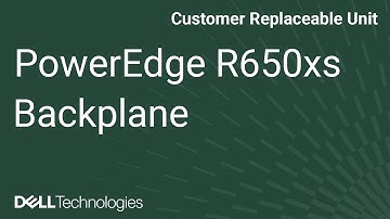 Dell  PowerEdge R650xs: Remove/Install Backplane