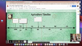 Google Draw:  Timeline Template