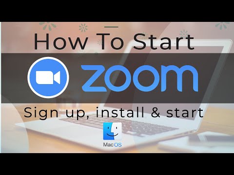 Video Mac OS Catalina : How to sign up zoom meeting app - youtube