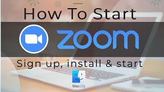 Learn how to start zoom meeting and sign up for the service free. step
by guide create a new us account install app on your mac computer...