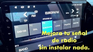 Mejorar recepción señal radio en radios Android screenshot 1