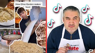 Italian Chef Reacts to TIKTOK PASTA Videos