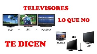 TELEVISORES -LA VERDAD SIN CENSURA LCD,LED Y PLASMA-CURSO DE TELEVISION POR CABLE