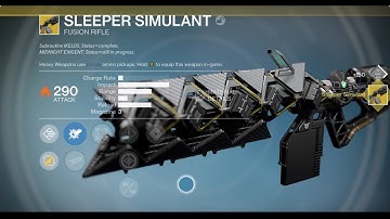 Destiny 1 Sleeper Simulant exotic linear rifle quest drop