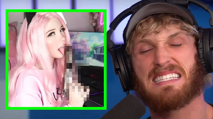 LOGAN PAUL REACTS TO BELLE DELPHINE...